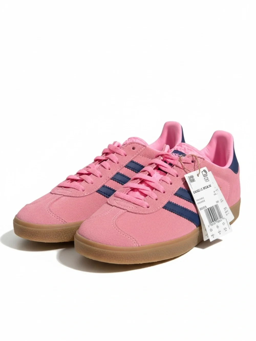 Adidas Gazelle Bold Pink Navy Suede Platform Sneakers US 6 NWT